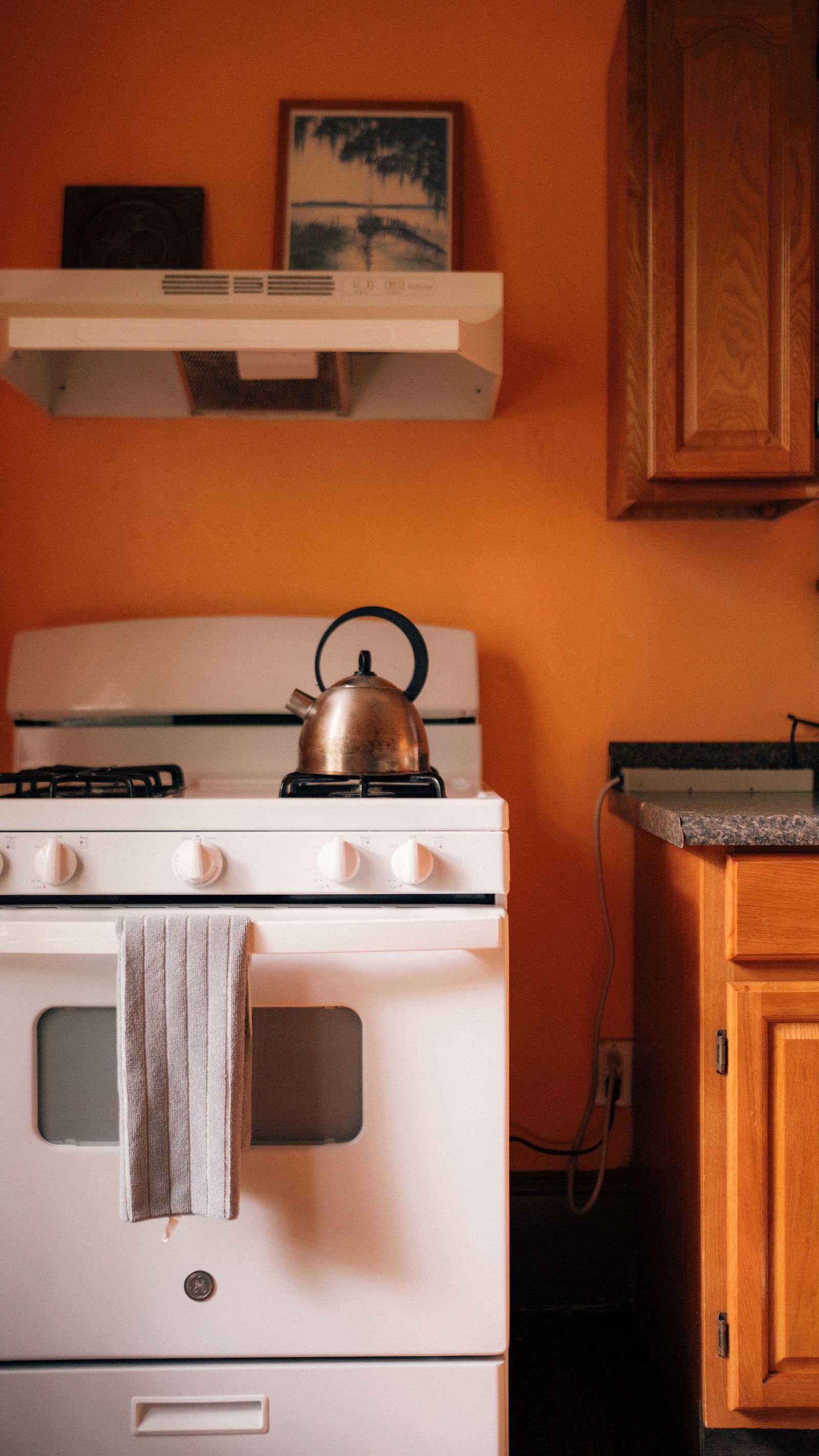 Cooking on a freestanding gas range — professional Miele range repair