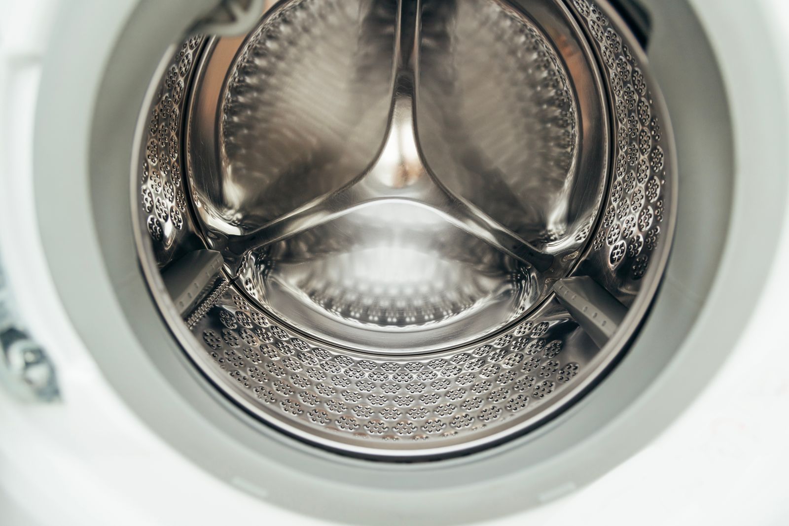 A front-load washer in a home laundry room — professional Miele washer repair